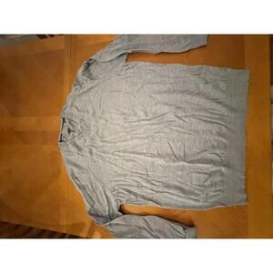Thomas Dean Men's Gray V-Neck Sweater XXL